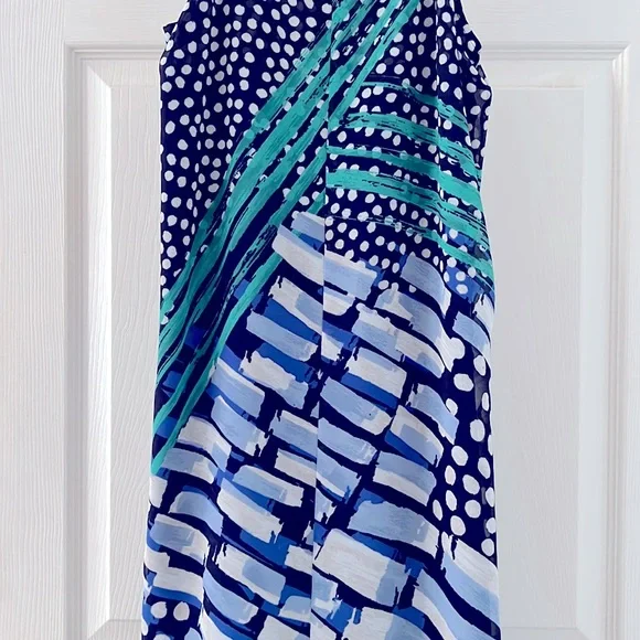 NIC+ZOE | Maxi Dress | PP | 0-2 | Bloom Me Away | Blue Green White | Lined | $35 - Picture 9 of 15